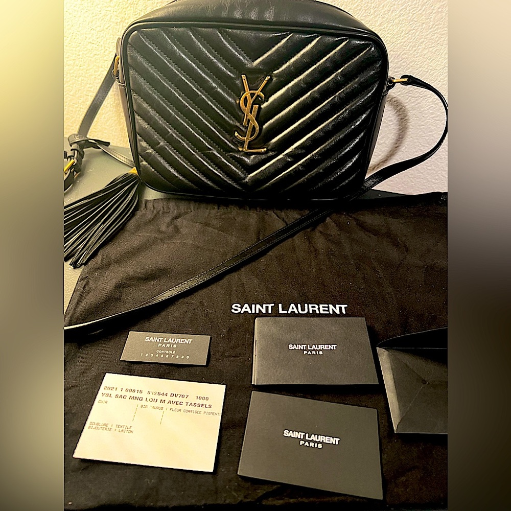 Saint Laurent Lou Matelasse Camera Bag